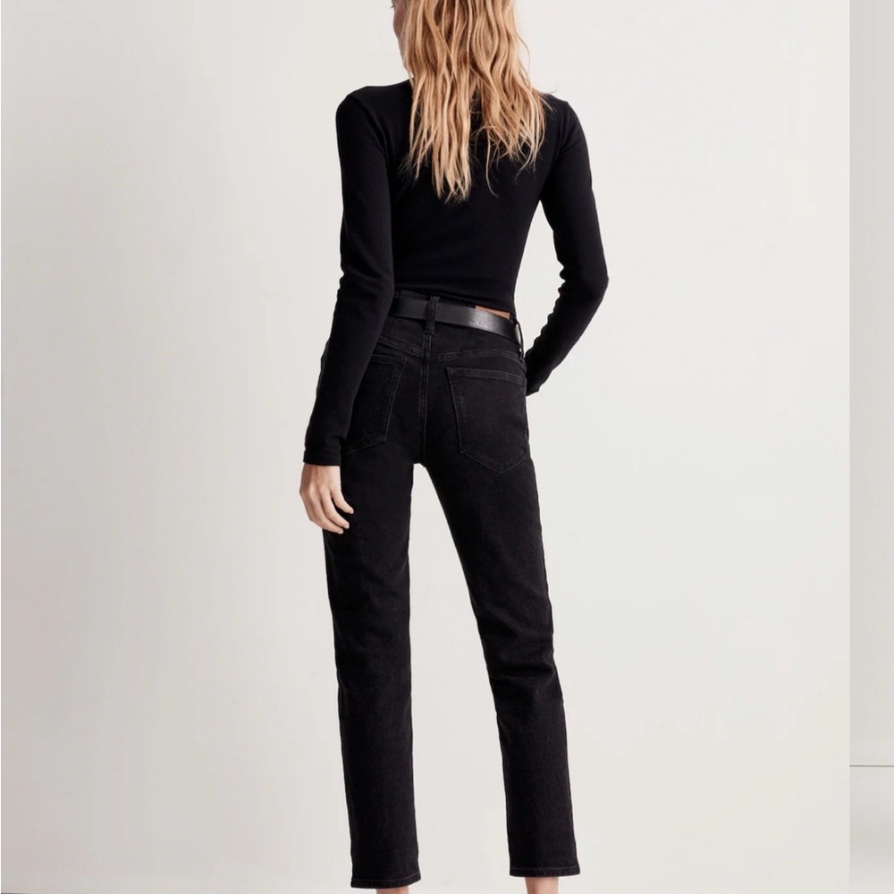 Madewell the mid rise perfect vintage Jean in black